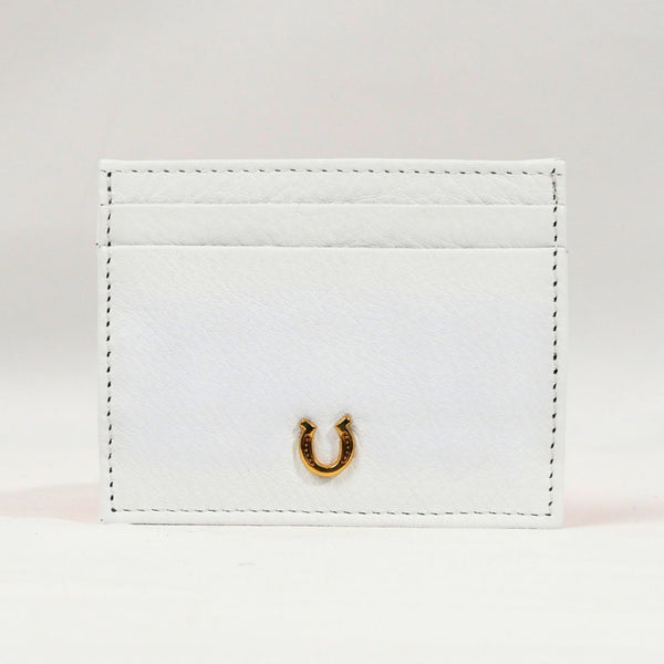 White leather Card Holder