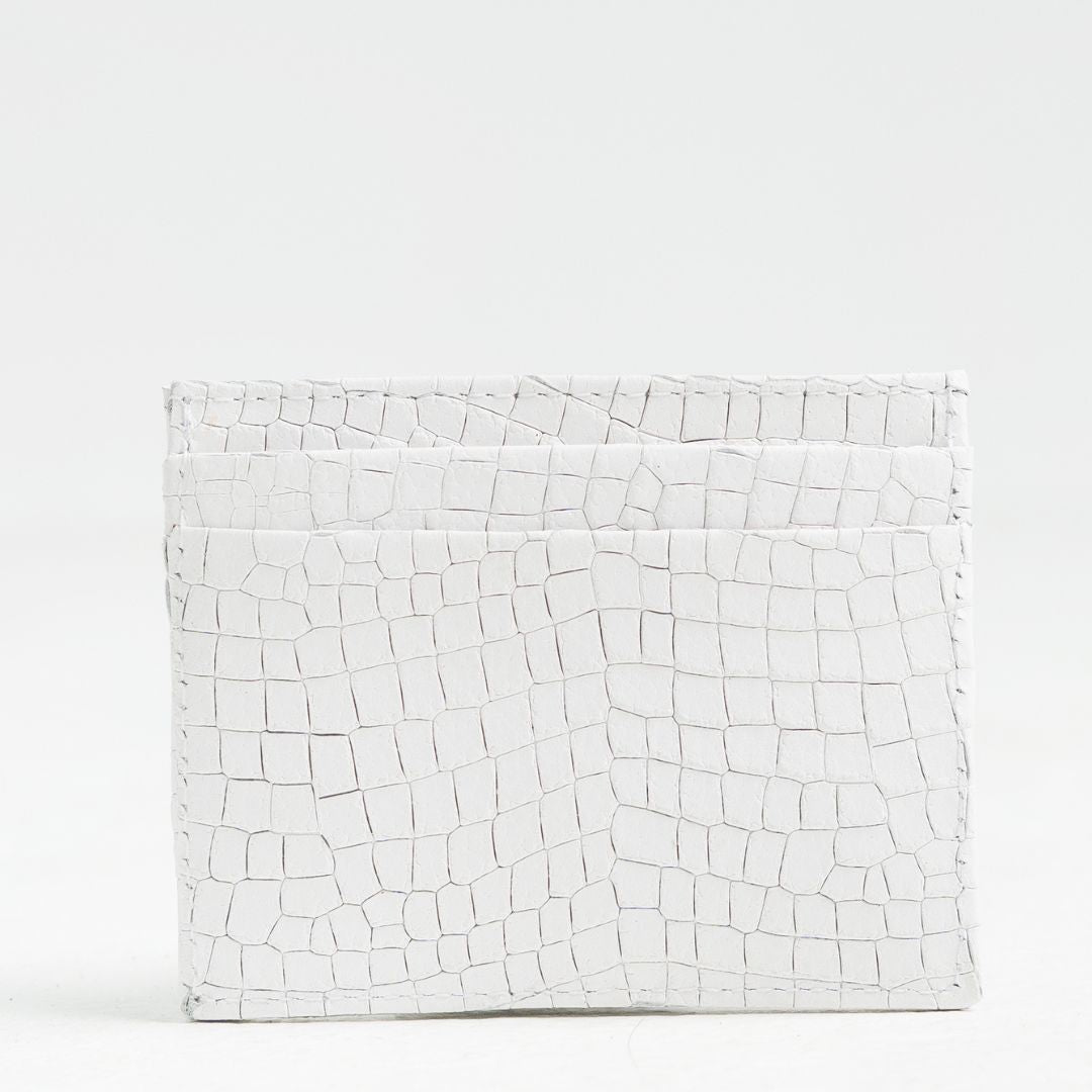 White leather Card Holder