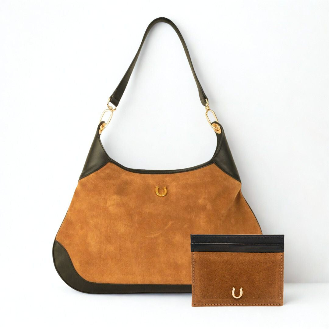 Josephine Suede Bag + Cardholder