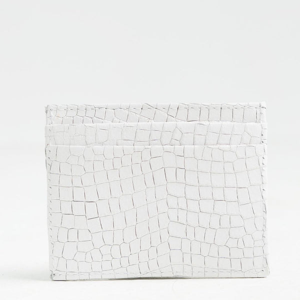 White leather Card Holder